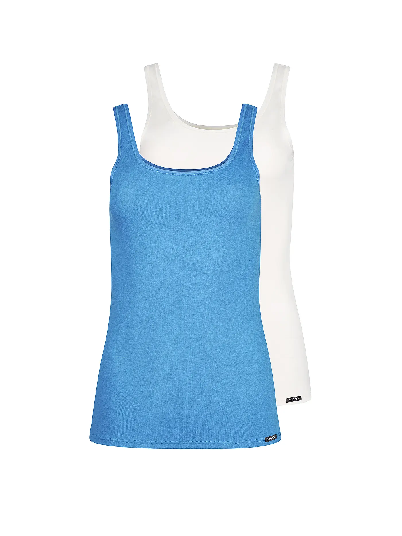 SKINY | Tank Top ADVANTAGE COTTON 2er Pkg federalblue selection | 